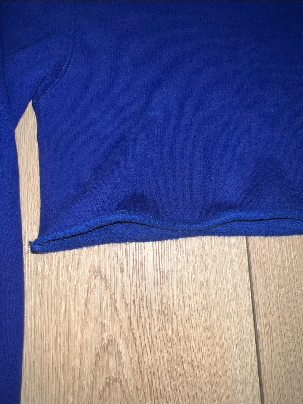Vintage TNA Royal Blue Cropped Hoodie - Picture 5 of 15